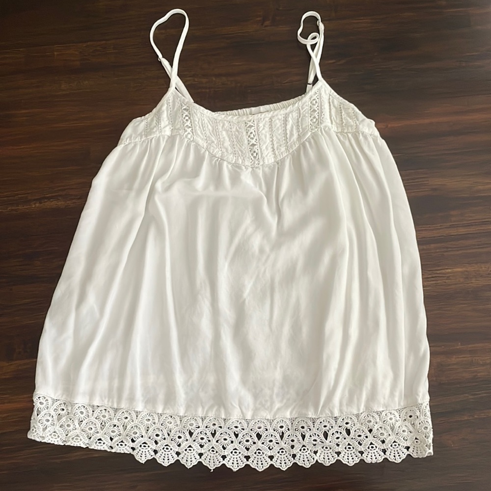White Relaxed Tank